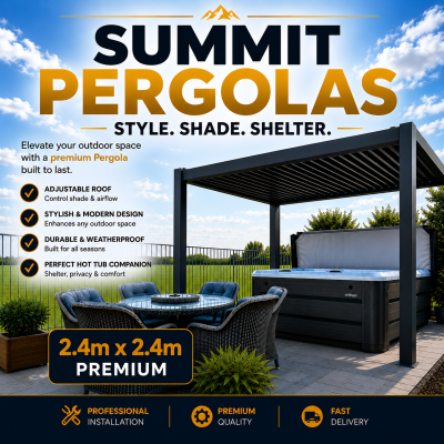 Summit 2.4m x 2.4m Pergola