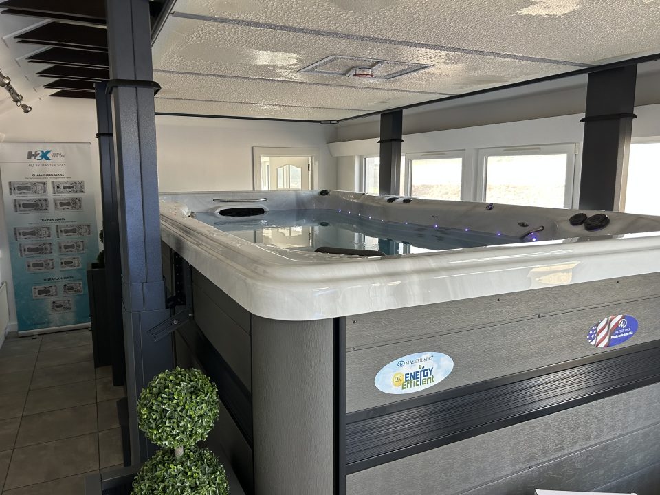 Grizzly Bear Hot Tubs showroom display
