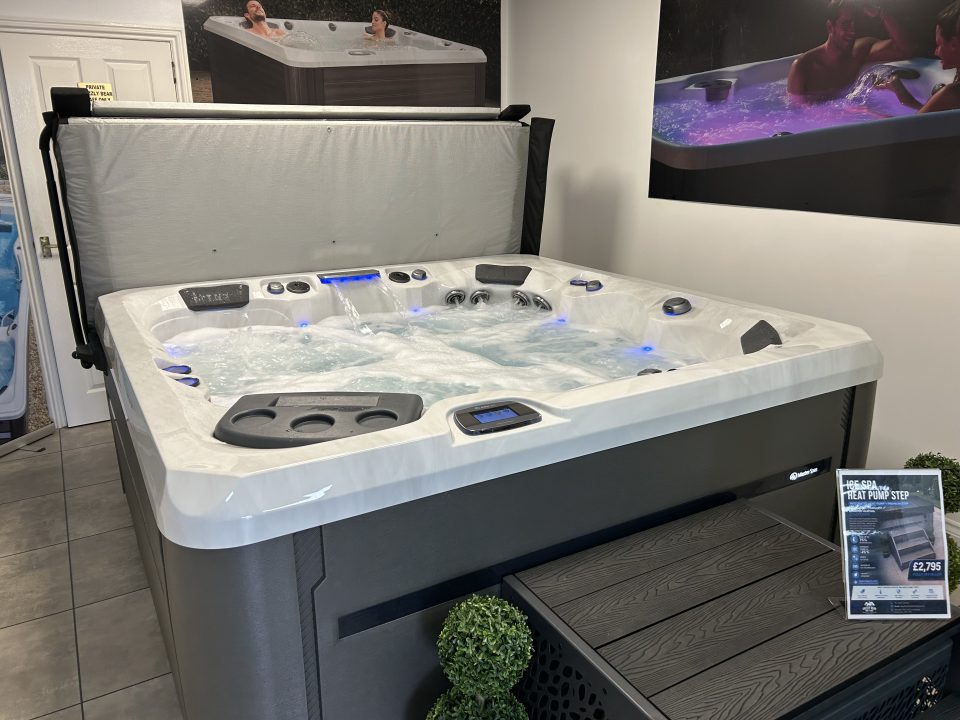 Grizzly Bear Hot Tubs showroom display