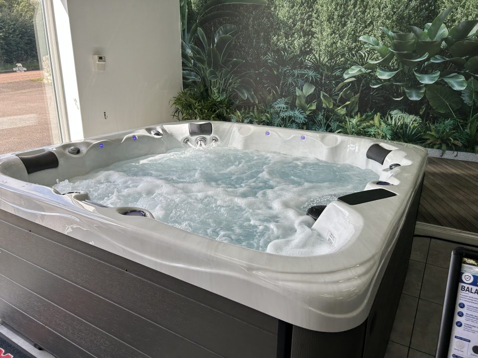 Grizzly Bear Hot Tubs showroom display