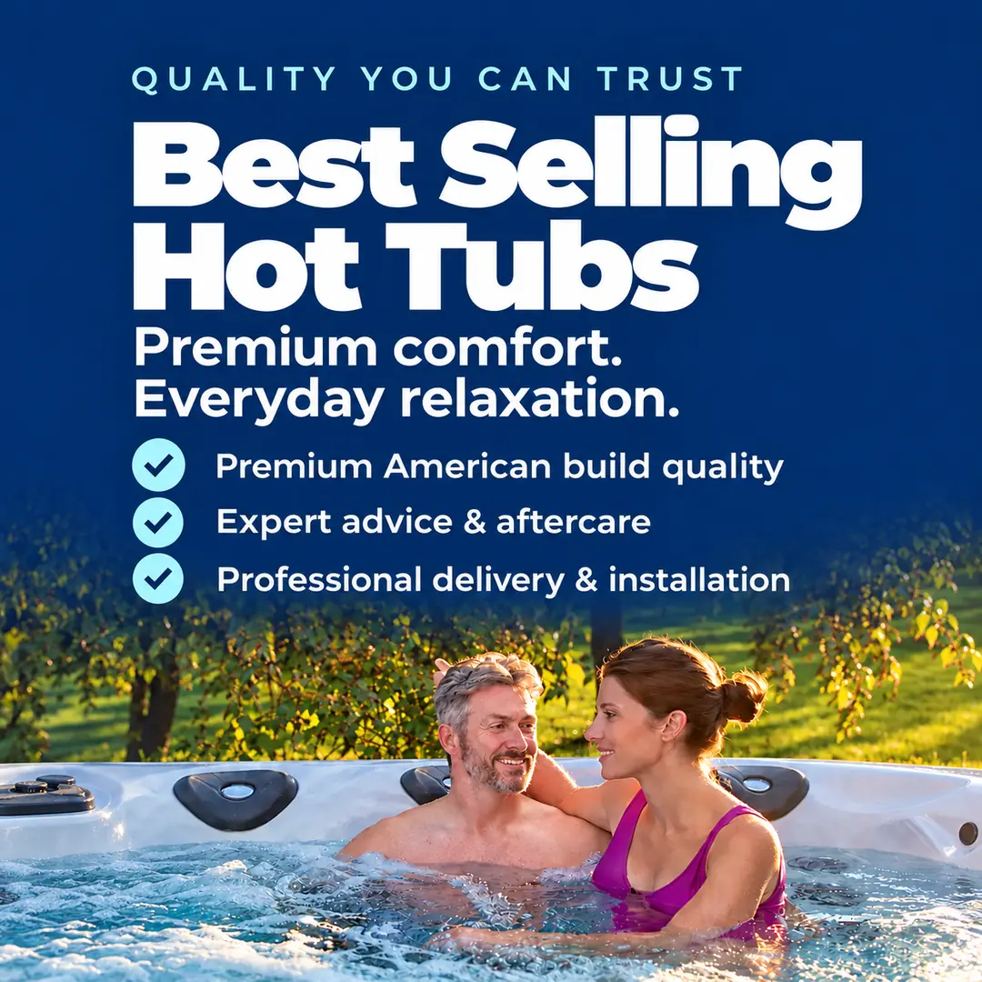 Our best-selling Master Spas hot tubs in Scotland. Finance available, subject to status and affordability.